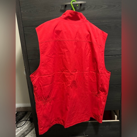 Ovo Men NYLON TEAM RACE JACKET - RED - Picture 2 of 5
